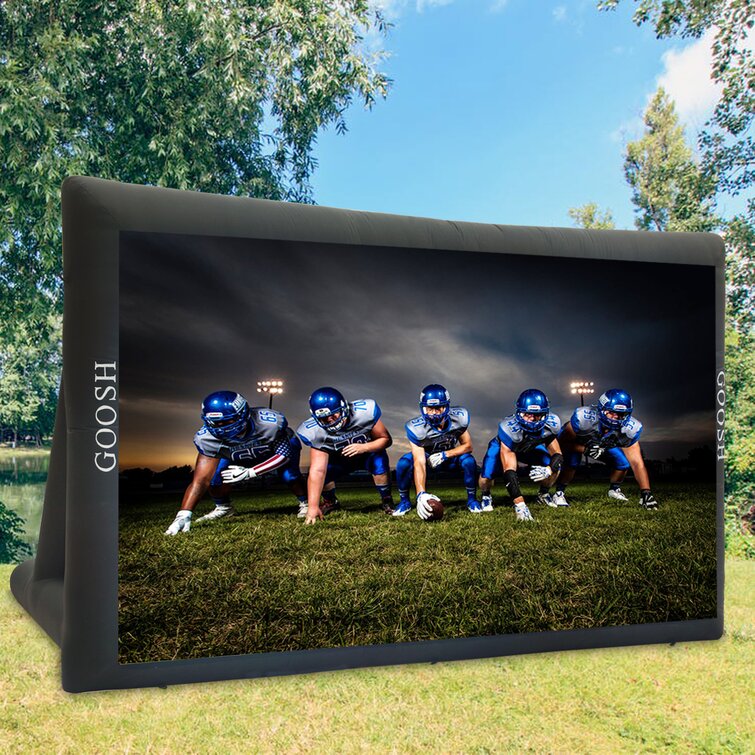 Inflatable deals projector screen